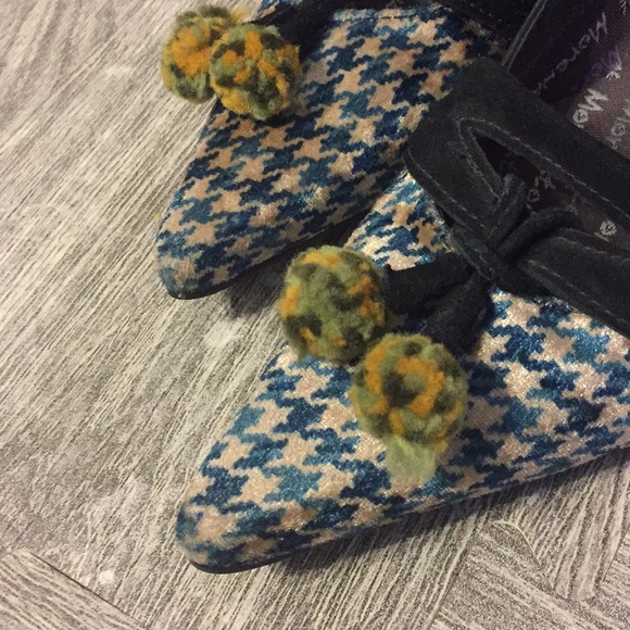 M by Morenatom Houndstooth Wedges - Picture 2 of 4